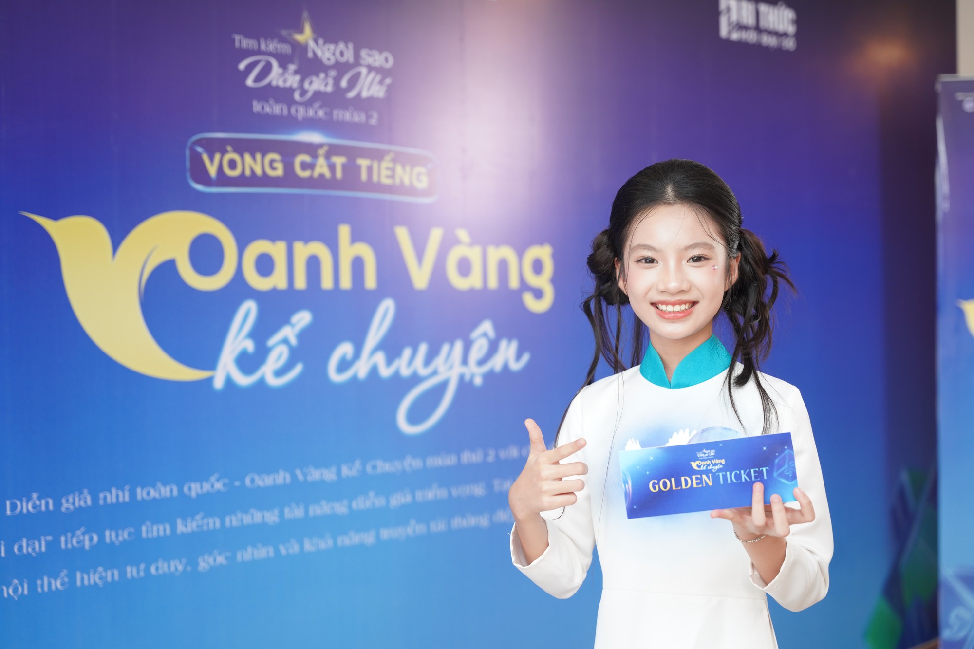 Nữ sinh Quảng Trị Nguyễn Trần Thảo Nhi giành vé Vàng Oanh Vàng kể chuyện mùa 2 - Ảnh 2.