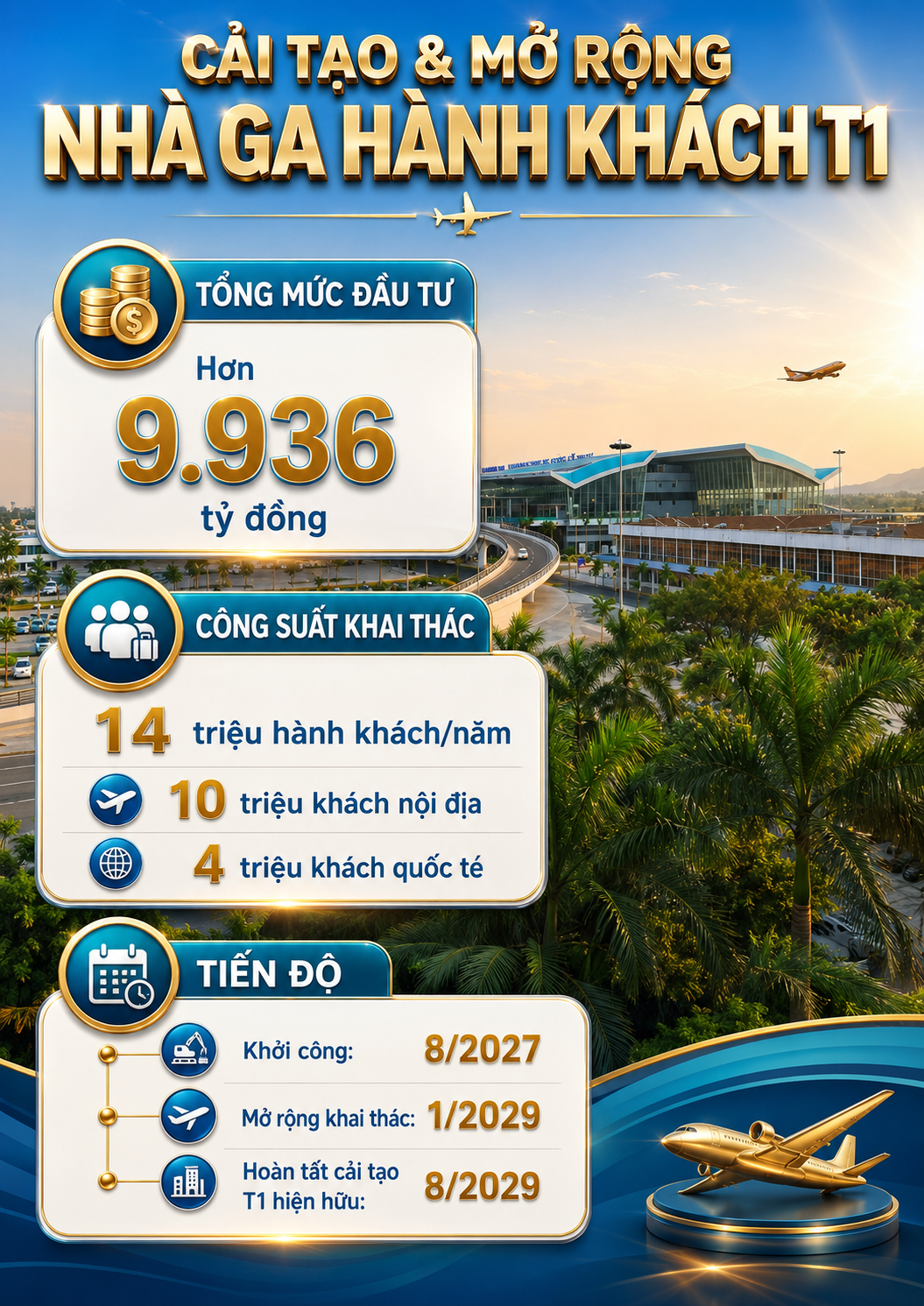 Rót hơn 9.936 tỷ đồng 'lên đời' sân bay quốc tế 86 năm tuổi ở Việt Nam - Ảnh 1. Rót hơn 9.936 tỷ đồng 'lên đời' sân bay quốc tế 86 năm tuổi ở Việt Nam - Ảnh 1.