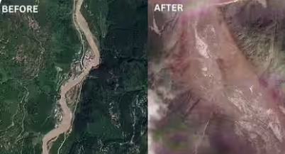 Số người chết v&igrave; lũ qu&eacute;t ở Nepal tăng l&ecirc;n gần 360, sườn n&uacute;i như bị xẻ đ&ocirc;i sau vụ việc - Ảnh 5.