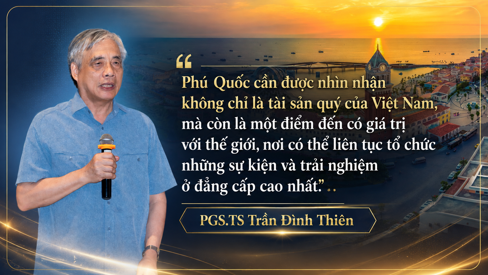 PGS.TS Trần Đình Thiên: 'Phú Quốc thay đổi chóng mặt từng ngày, APEC 2027 mở thời cơ vươn tầm thế giới' - Ảnh 4.
