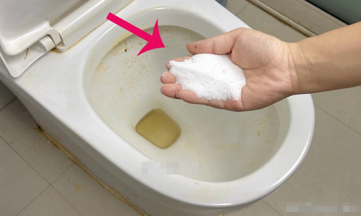 V&igrave; sao n&ecirc;n đổ muối v&agrave;o bồn cầu khi bị tắc nghẽn?- Ảnh 2.