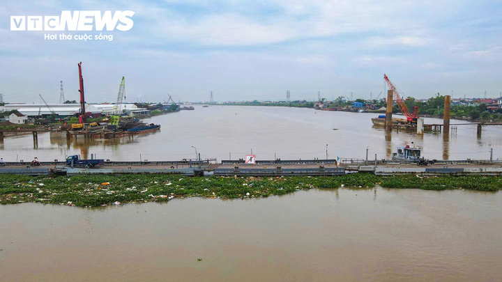 Diện mạo dự &aacute;n cầu Ninh B&igrave;nh vượt s&ocirc;ng Ninh Cơ gần 600 tỷ đồng dần th&agrave;nh h&igrave;nh - Ảnh 2.