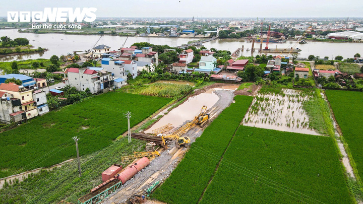 Diện mạo dự &aacute;n cầu Ninh B&igrave;nh vượt s&ocirc;ng Ninh Cơ gần 600 tỷ đồng dần th&agrave;nh h&igrave;nh - Ảnh 8.