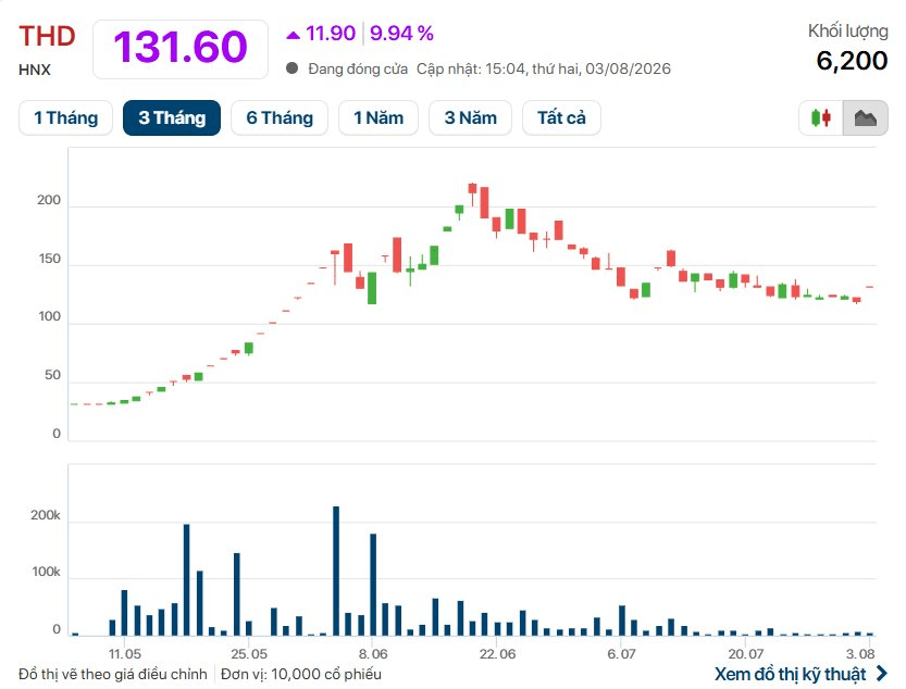 CTCP Thaiholdings (HNX: THD) vừa công bố báo cáo tài chính quý II/2026 với doanh thu thuần của Thaiholdings đạt 333 tỷ đồng,  - Ảnh 3.