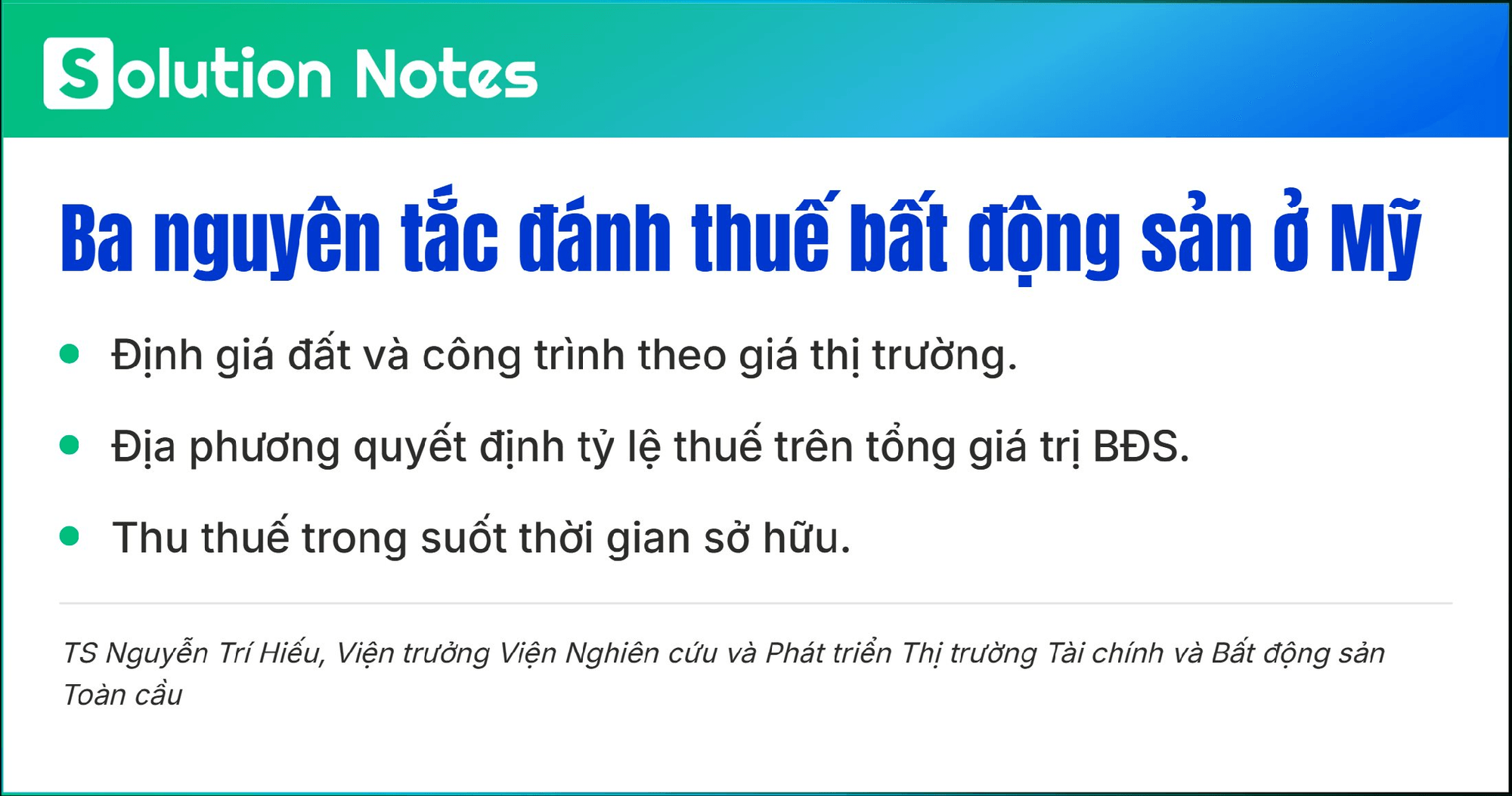 &ldquo;Việt Nam cần từng bước đ&aacute;nh thuế mọi bất động sản&rdquo; - Ảnh 2.