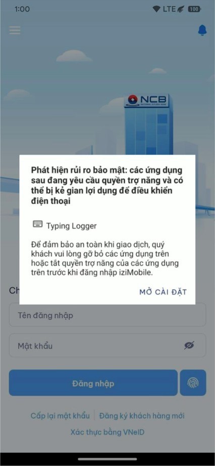 Ng&acirc;n h&agrave;ng khuyến c&aacute;o gỡ ứng dụng độc hại để bảo vệ t&agrave;i khoản an to&agrave;n hơn - Ảnh 2.