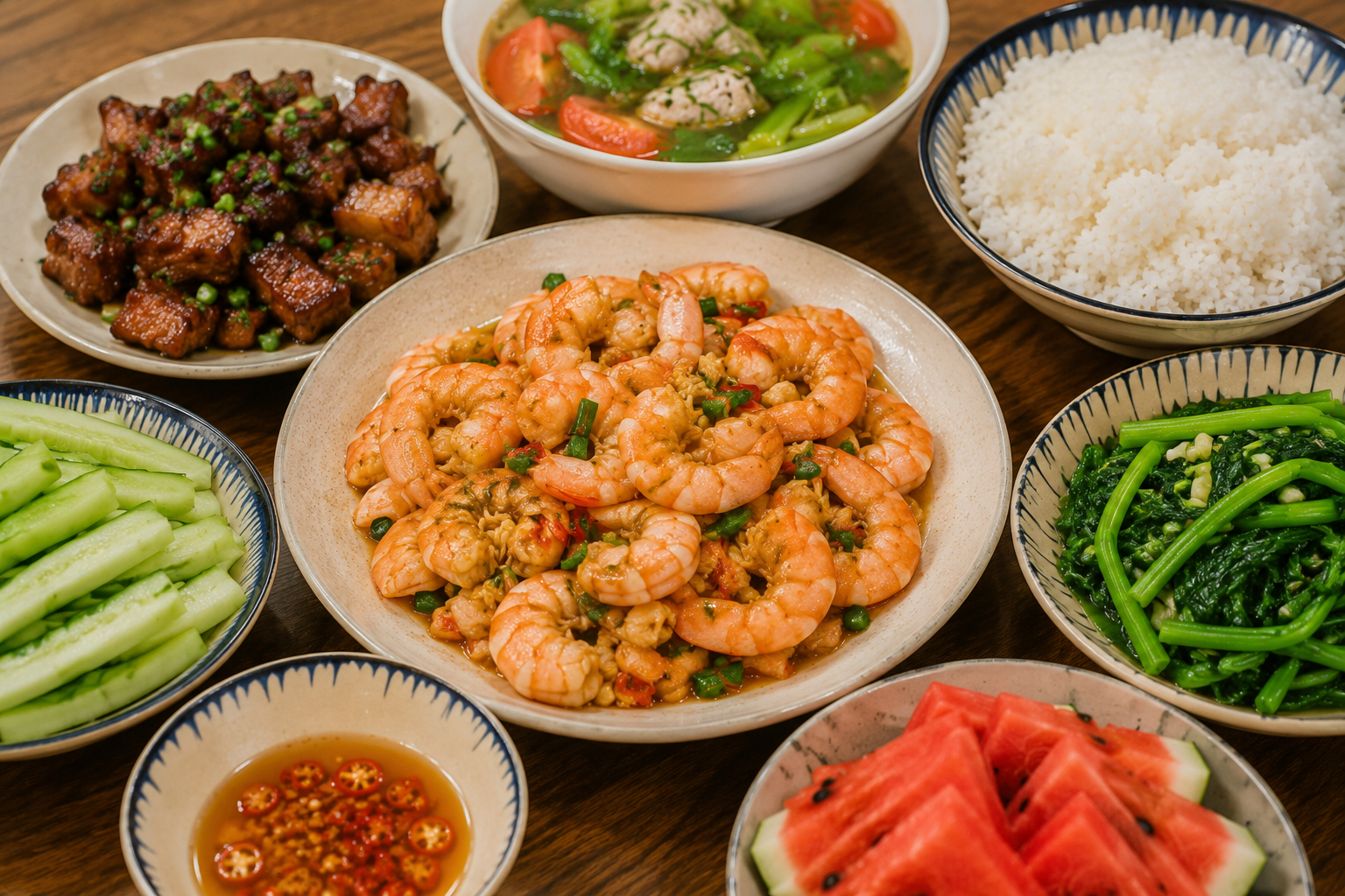 Bí quyết giúp tôm rang đỏ đẹp và săn chắc - Ảnh 1.