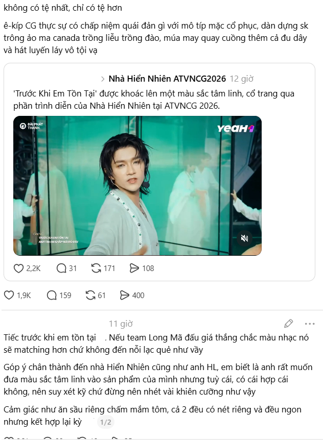 B&agrave;i h&aacute;t khổ nhất Việt Nam: Bị bản cover gấp 5 lần lượt xem, nay th&agrave;nh trung t&acirc;m tranh c&atilde;i v&igrave; show Ch&ocirc;ng Gai- Ảnh 3.