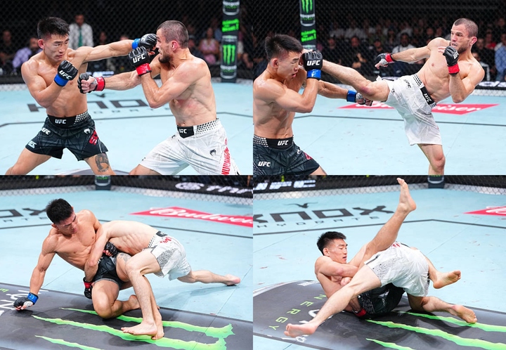 Tống &Aacute; Đ&ocirc;ng xuất th&acirc;n Thiếu L&acirc;m Tự đ&aacute;nh bại Umar Nurmagomedov tại UFC 2026 - Ảnh 1.