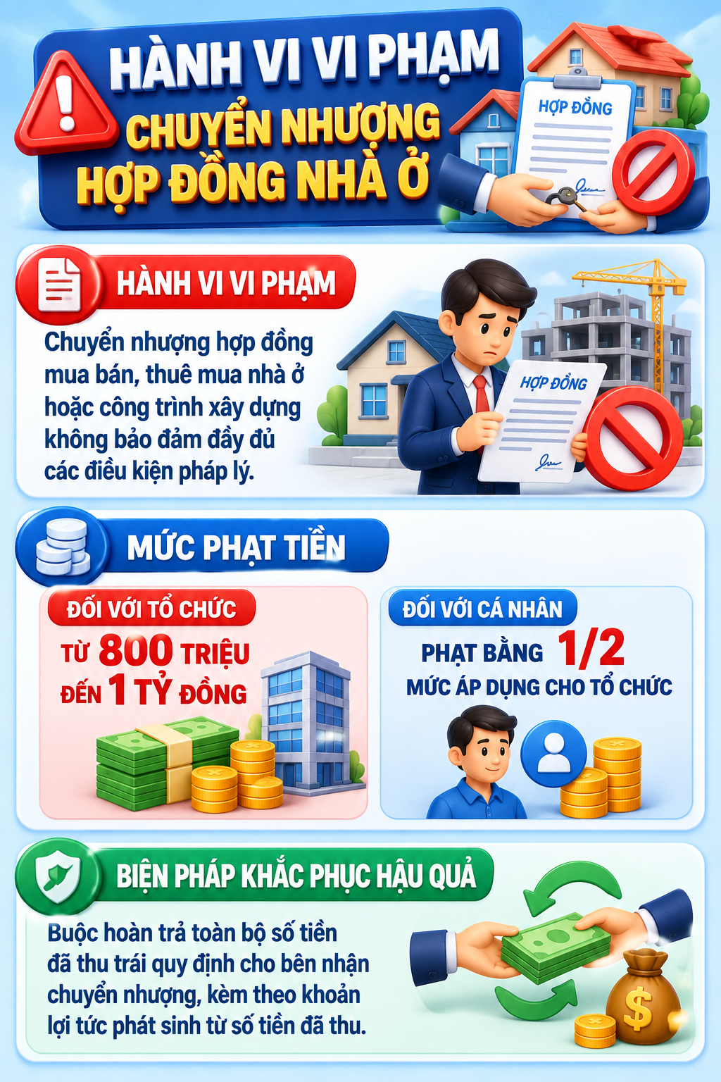 Tất cả người dân mua bán bất động sản chú ý mức phạt đến 1 tỷ đồng vừa áp dụng - Ảnh 1.