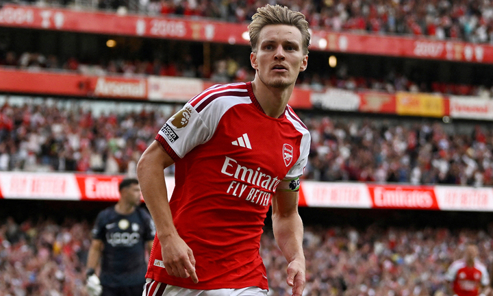 Arsenal thắng Napoli 1 - 0 ở UEFA Champions League 2026 nhờ b&agrave;n thắng của Odegaard - Ảnh 4.