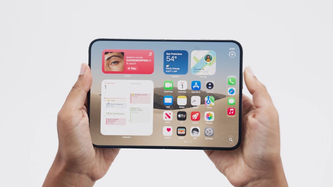 CEO Apple nhận xét về iPhone Duo: Điện thọai gập độc đáo hơn so với các sản phẩm khác - Ảnh 4. CEO Apple nhận xét về iPhone Duo: Điện thọai gập độc đáo hơn so với các sản phẩm khác - Ảnh 4.