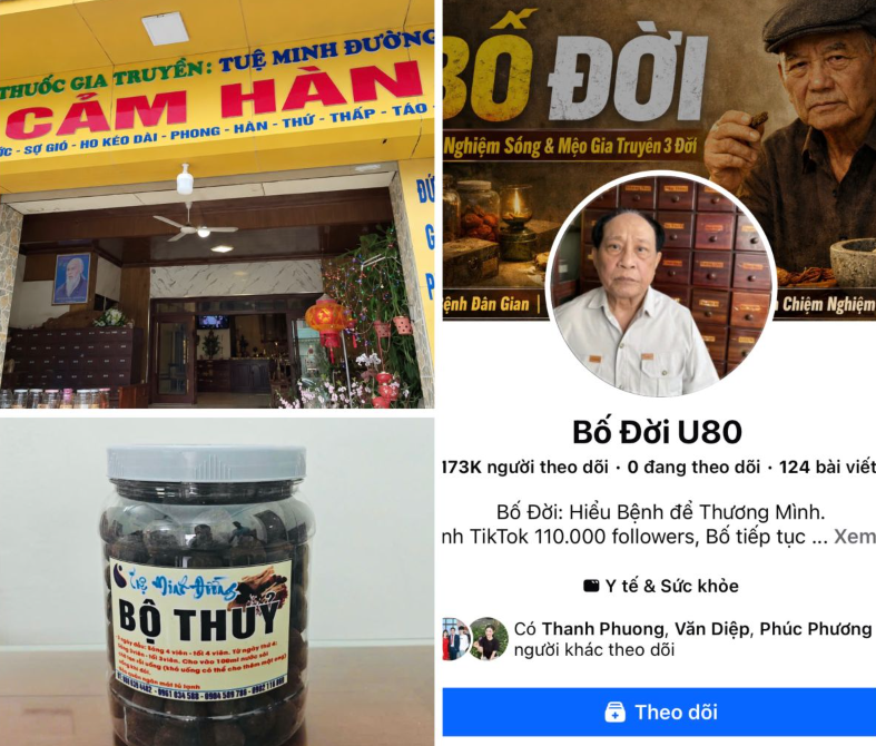 C&ocirc;ng an Thanh H&oacute;a t&igrave;m người từng mua thuốc đ&ocirc;ng y của ''Bố Đời U80'' - Ảnh 1.