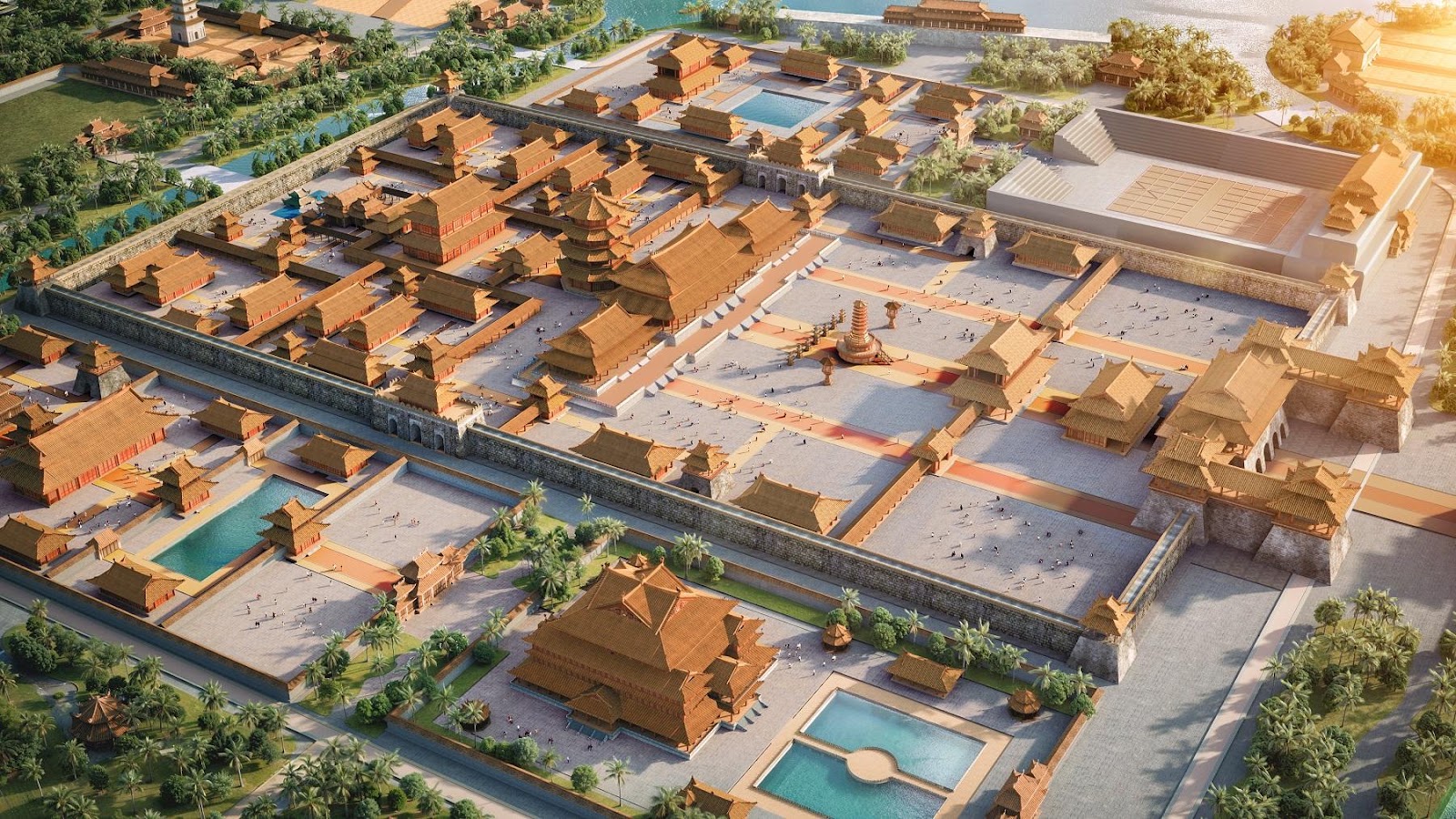 Sun Group l&agrave;m phim trường cổ trang 279 ha, tham vọng tạo &ldquo;Ho&agrave;nh Điếm Việt Nam&rdquo;: T&aacute;i hiện Ho&agrave;ng th&agrave;nh Thăng Long v&agrave; cuộc sống 1.000 năm trước - Ảnh 2.