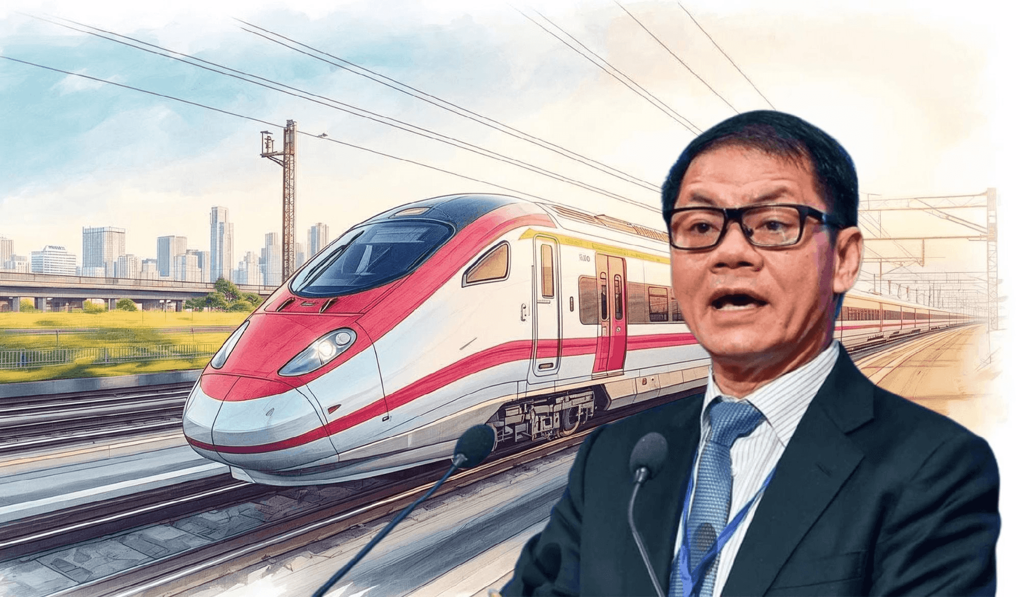 Tuyến đường sắt 5 tỷ USD nối th&agrave;nh phố gi&agrave;u nhất Việt Nam với si&ecirc;u s&acirc;n bay 16 tỷ USD được th&uacute;c tiến độ: DN của tỷ ph&uacute; Trần B&aacute; Dương khẩn trương r&agrave; so&aacute;t quỹ đất thanh to&aacute;n - Ảnh 1.