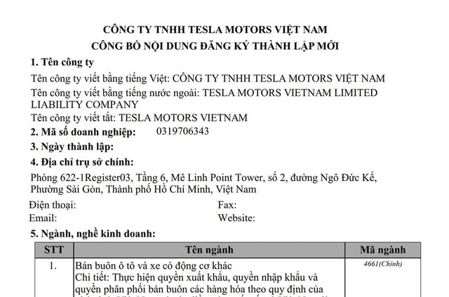Tesla đăng k&yacute; c&ocirc;ng ty tại Việt Nam: Nếu b&aacute;n xe ch&iacute;nh h&atilde;ng, sẽ b&aacute;n cho ai? - Ảnh 2.