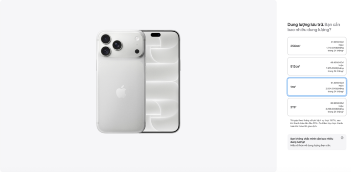 IPhone 18 Pro Max 1TB gi&aacute; hơn 61 triệu đồng c&oacute; thực sự xứng đ&aacute;ng cho người d&ugrave;ng? - Ảnh 1.