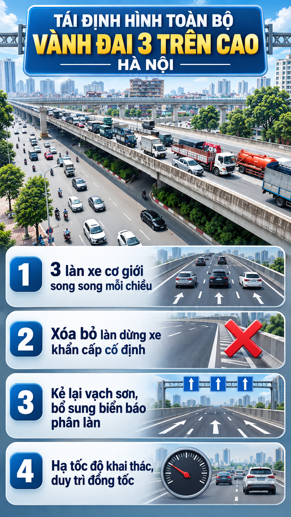 Cục CSGT đề xuất nóng về Vành đai 3, tất cả tài xế tham gia giao thông chú ý - Ảnh 2.