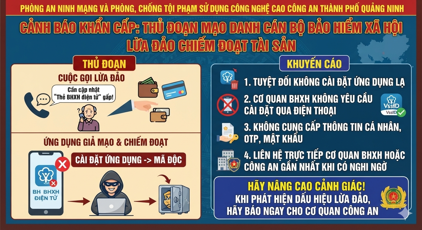 Lưu ý từ Công an về lừa đảo BHXH và BHYT người dân cần biết năm 2026 - Ảnh 2.