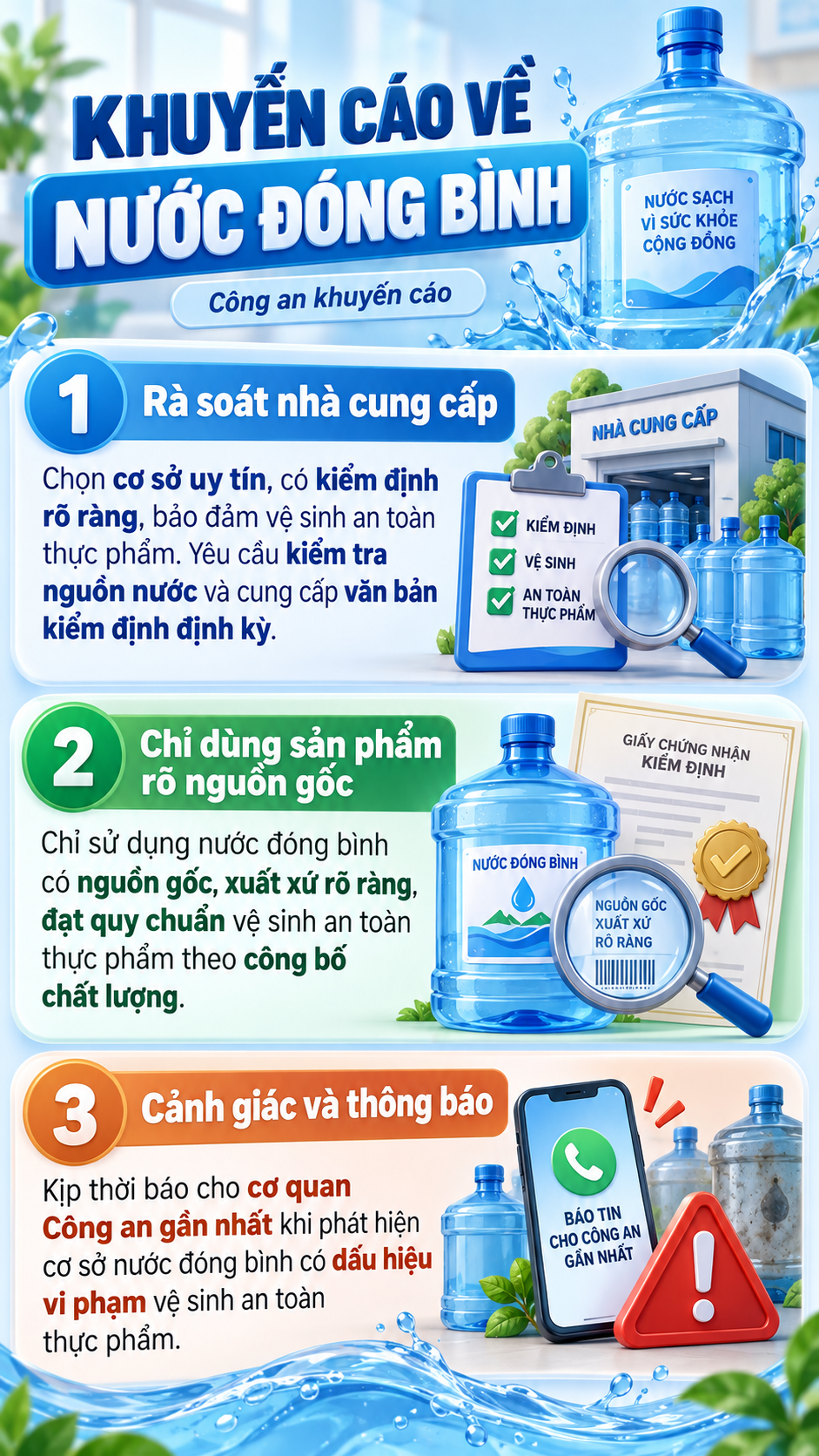 Tất cả người dân đang dùng nước đóng bình chú ý thông báo mới nhất từ công an - Ảnh 2.