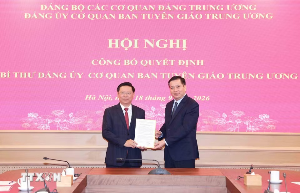 Trần Thanh Lâm được bổ nhiệm Bí thư đảng ủy Cơ quan Ban Tuyên giáo Trung ương 2026 - Ảnh 1.
