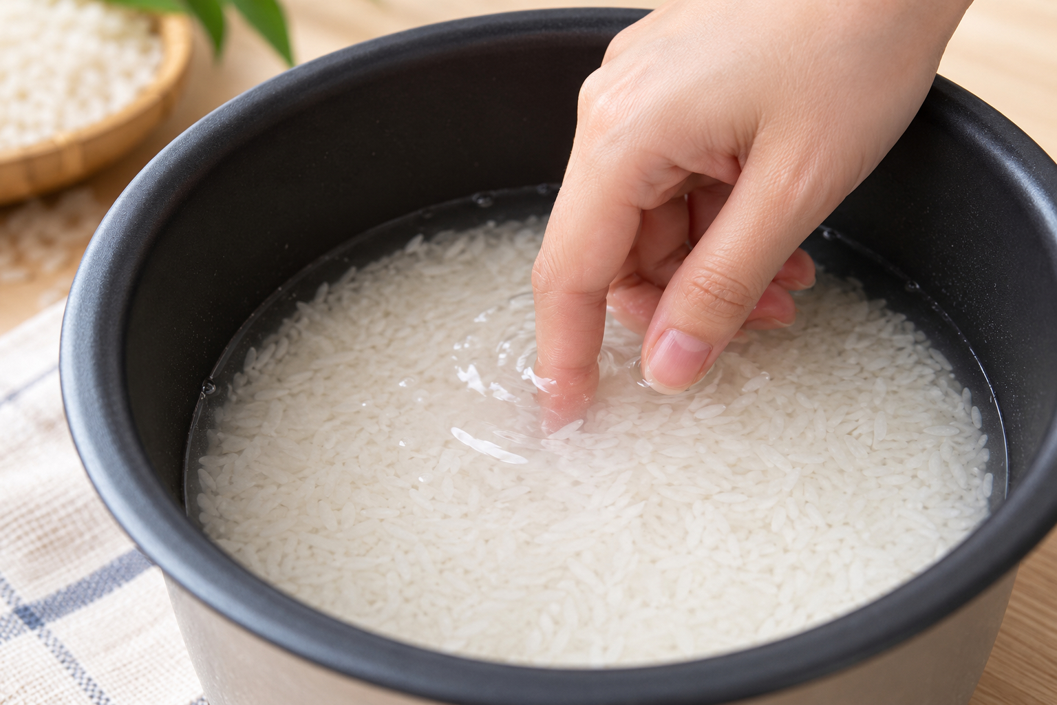 Căn nước nấu cơm bằng đốt ng&oacute;n tay: Lợi &iacute;ch v&agrave; sai lầm thường gặp - Ảnh 1.