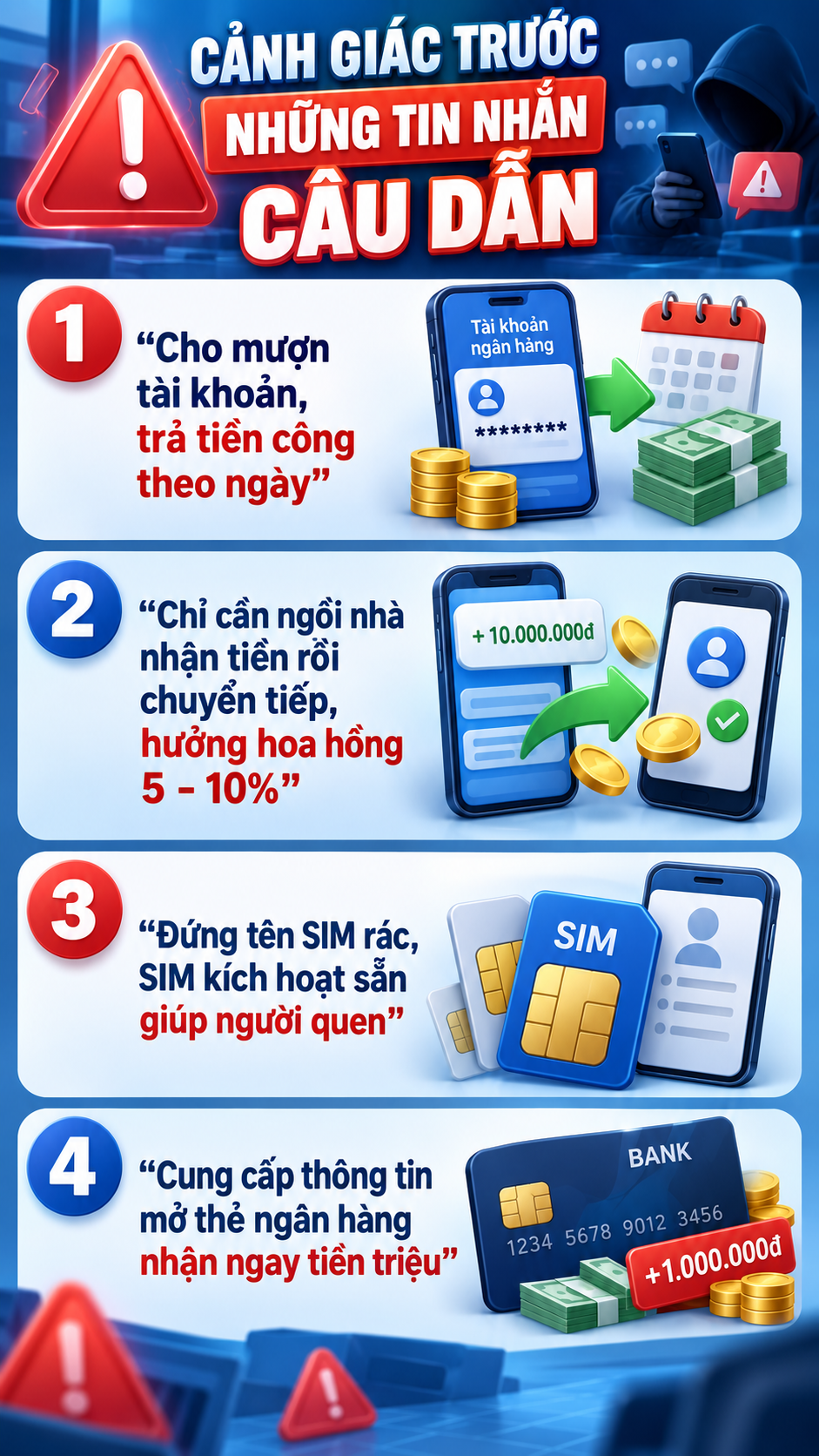 Tất cả người dân có tài khoản ngân hàng chú ý công an sẽ điều tra các loại giao dịch chuyển tiền sau - Ảnh 2.