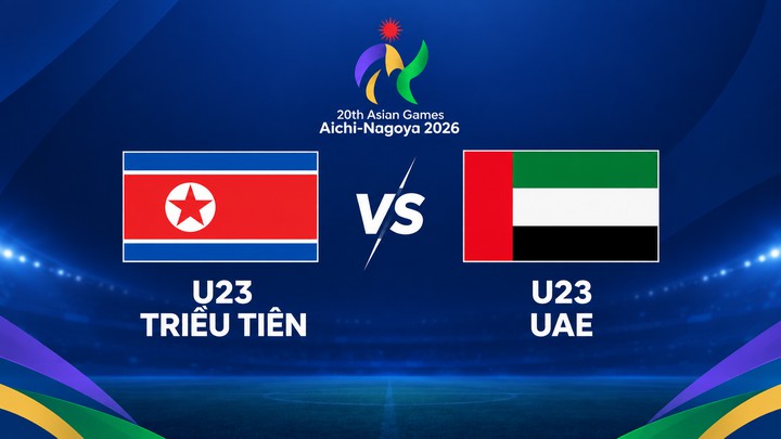 U23 Triều Ti&ecirc;n h&ograve;a U23 UAE 0 - 0 tại ASIAD 2026 , cơ hội đi tiếp c&ograve;n lại - Ảnh 2.
