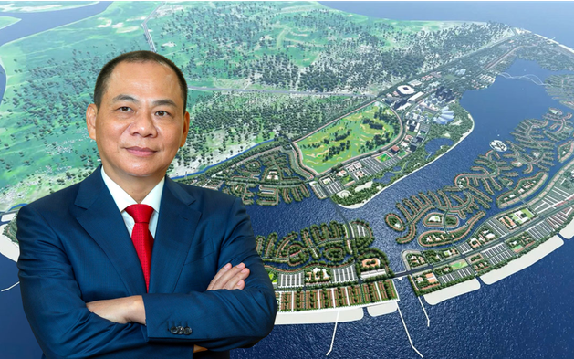 DN tỷ phú Phạm Nhật Vượng khởi công xây công trình phục vụ nửa triệu người/năm ở đô thị lấn biển 10 tỷ USD