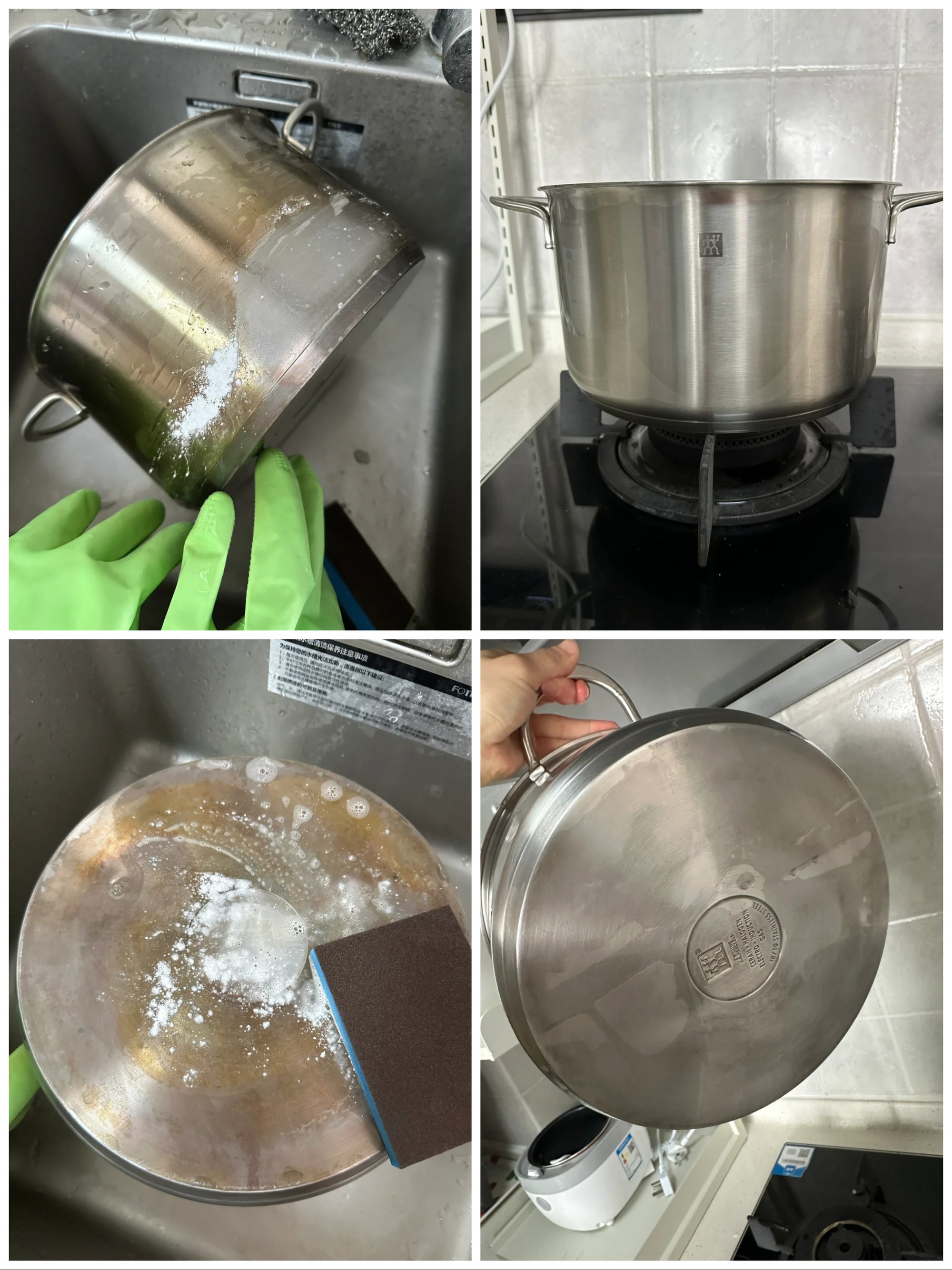 B&iacute; quyết l&agrave;m sạch nồi inox 20 năm vẫn s&aacute;ng b&oacute;ng như mới - Ảnh 7.