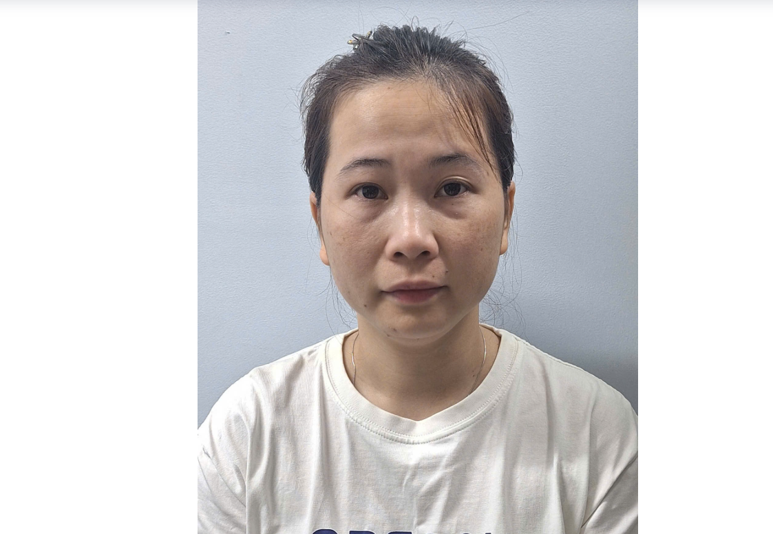Thi hành lệnh bắt tạm giam cựu nhân viên ngân hàng Trần Thị Cẩm Hoa SN 1990 - Ảnh 1. Thi hành lệnh bắt tạm giam cựu nhân viên ngân hàng Trần Thị Cẩm Hoa SN 1990 - Ảnh 1.