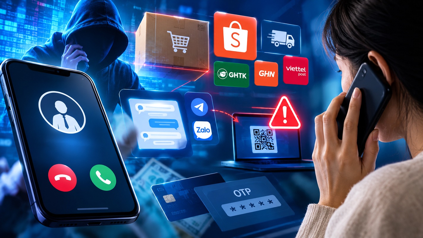 Chi&ecirc;u lừa đảo trực tuyến tinh vi 2026 khiến người mua h&agrave;ng online mất tiền nhanh ch&oacute;ng - Ảnh 1.