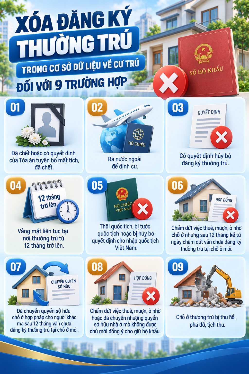 Tất cả người dân có thường trú, tạm trú chú ý quy định xóa đăng ký đã áp dụng - Ảnh 2.