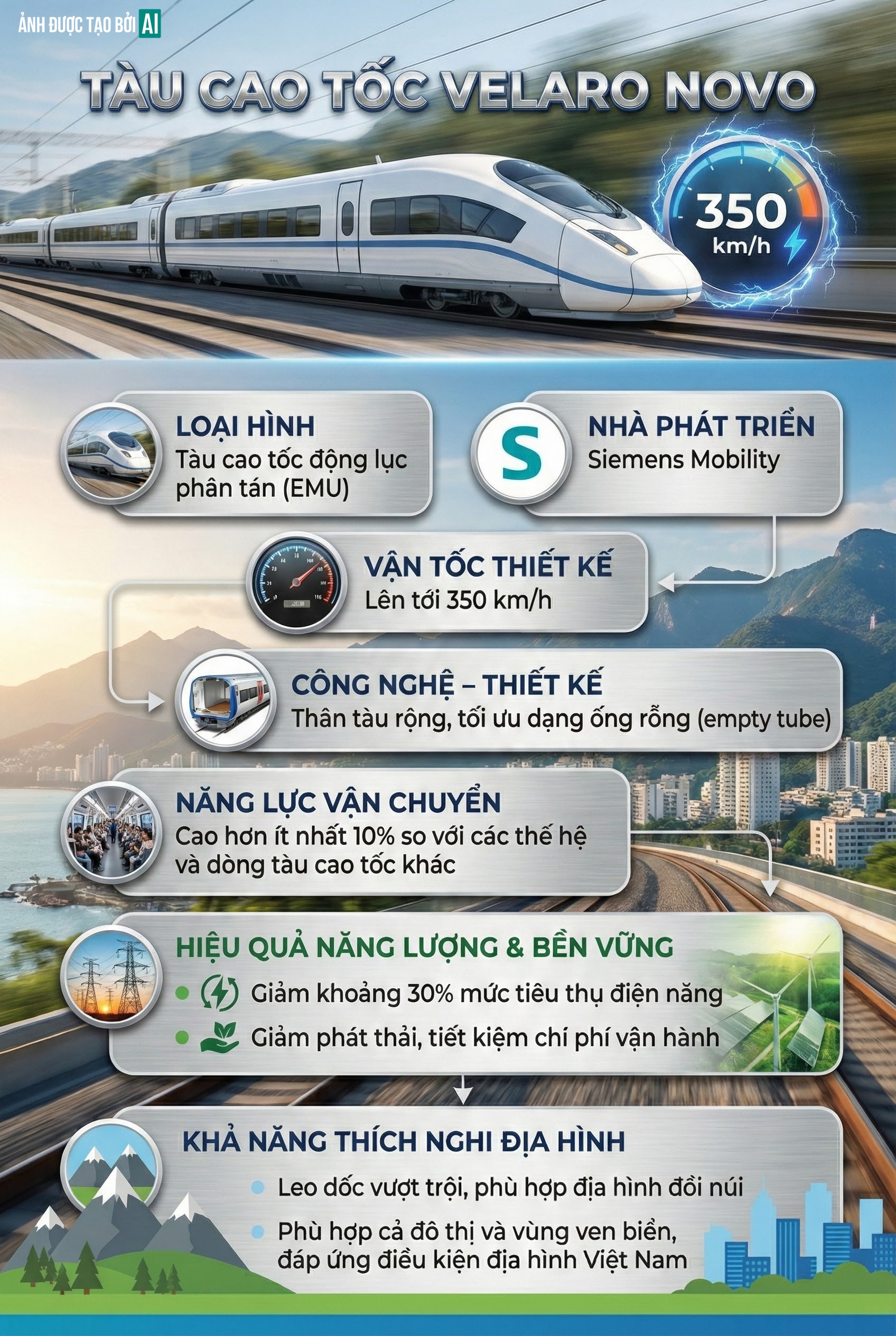 Vingroup vừa bắt tay với "&ocirc;ng lớn" Đức: T&agrave;u chạy 350km/h, th&acirc;n rộng, biết leo dốc sẽ sớm cập bến Việt Nam? - Ảnh 1.