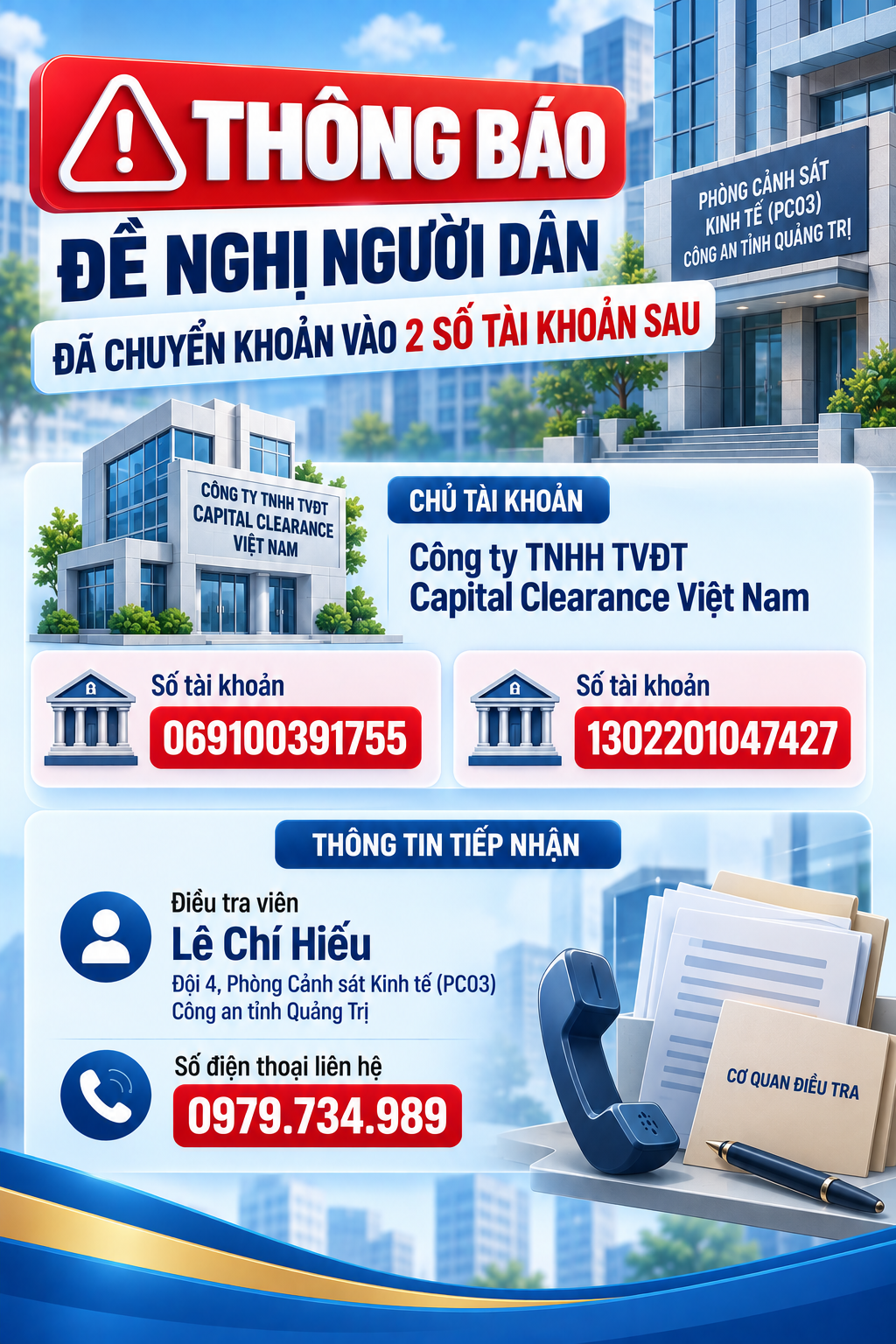 Tất cả người dân có tài khoản ngân hàng chú ý công an đang điều tra các giao dịch chuyển tiền sau - Ảnh 1.