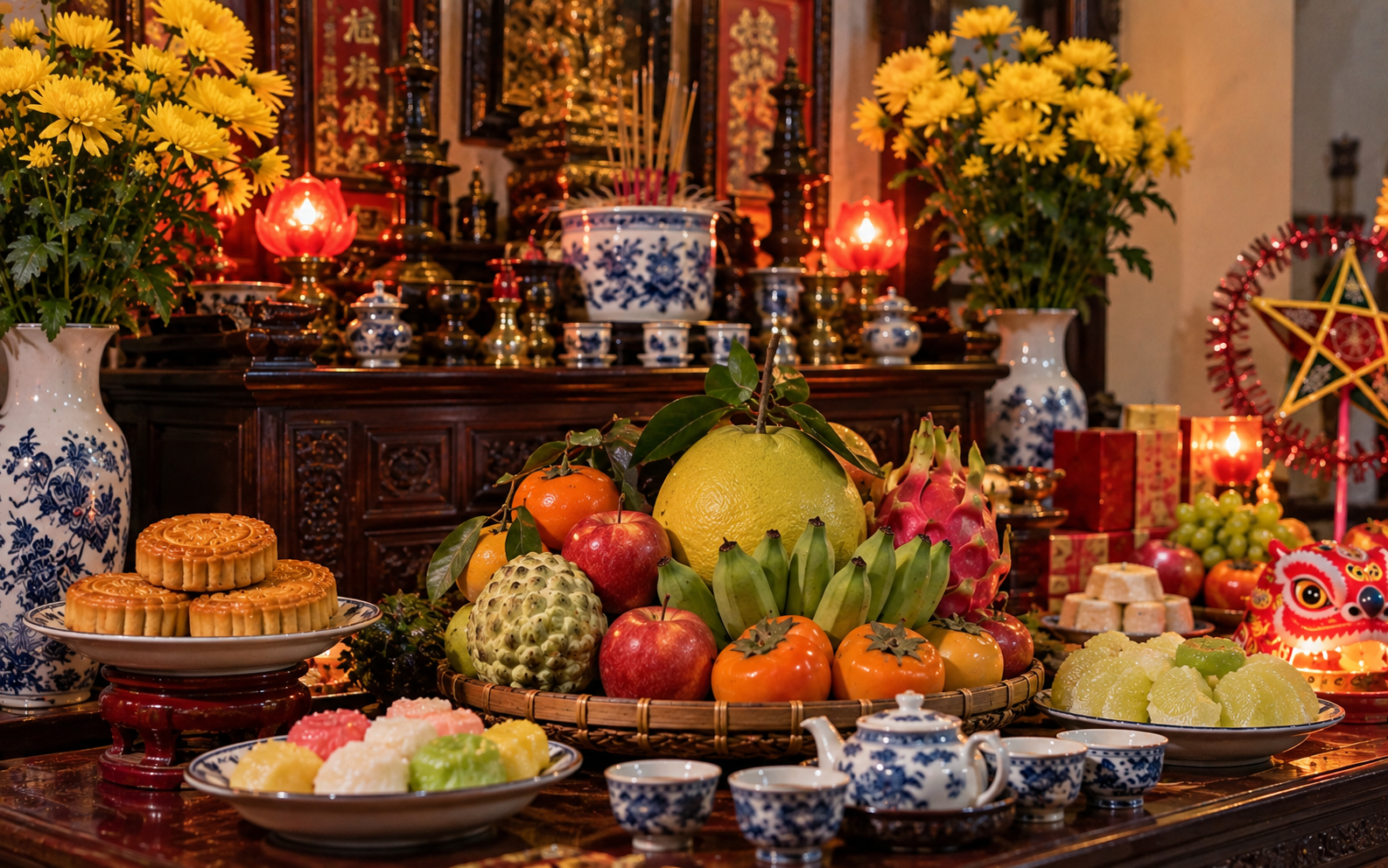 M&acirc;m quả Rằm Trung thu 2026: 13 Lọai quả n&ecirc;n b&agrave;y v&agrave; 3 lọai quả n&ecirc;n tr&aacute;nh - Ảnh 1.