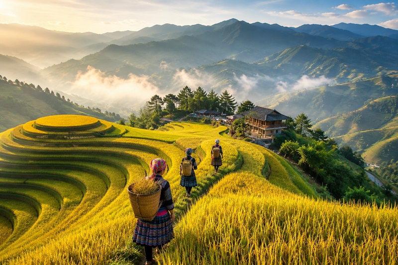 M&ugrave; Cang Chải: Điểm du lịch sắc m&agrave;u nhất thế giới năm 2026 - Ảnh 6.