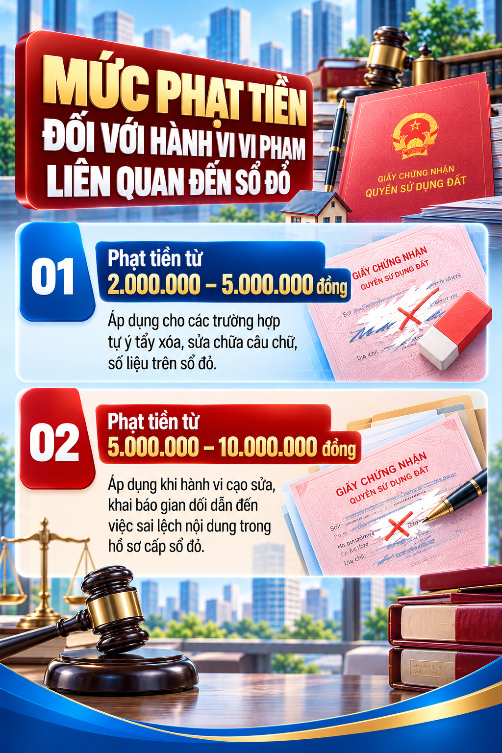 Tất cả người dân có sổ đỏ chú ý quy định phạt đến 50 triệu đồng - Ảnh 1.