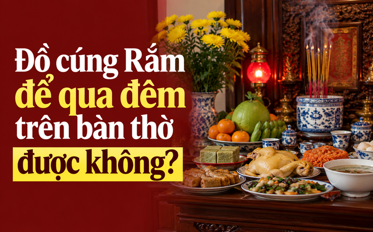 Đồ c&uacute;ng Rằm c&oacute; để qua đ&ecirc;m tr&ecirc;n b&agrave;n thờ kh&ocirc;ng? t&igrave;m hiểu ngay - Ảnh 1.