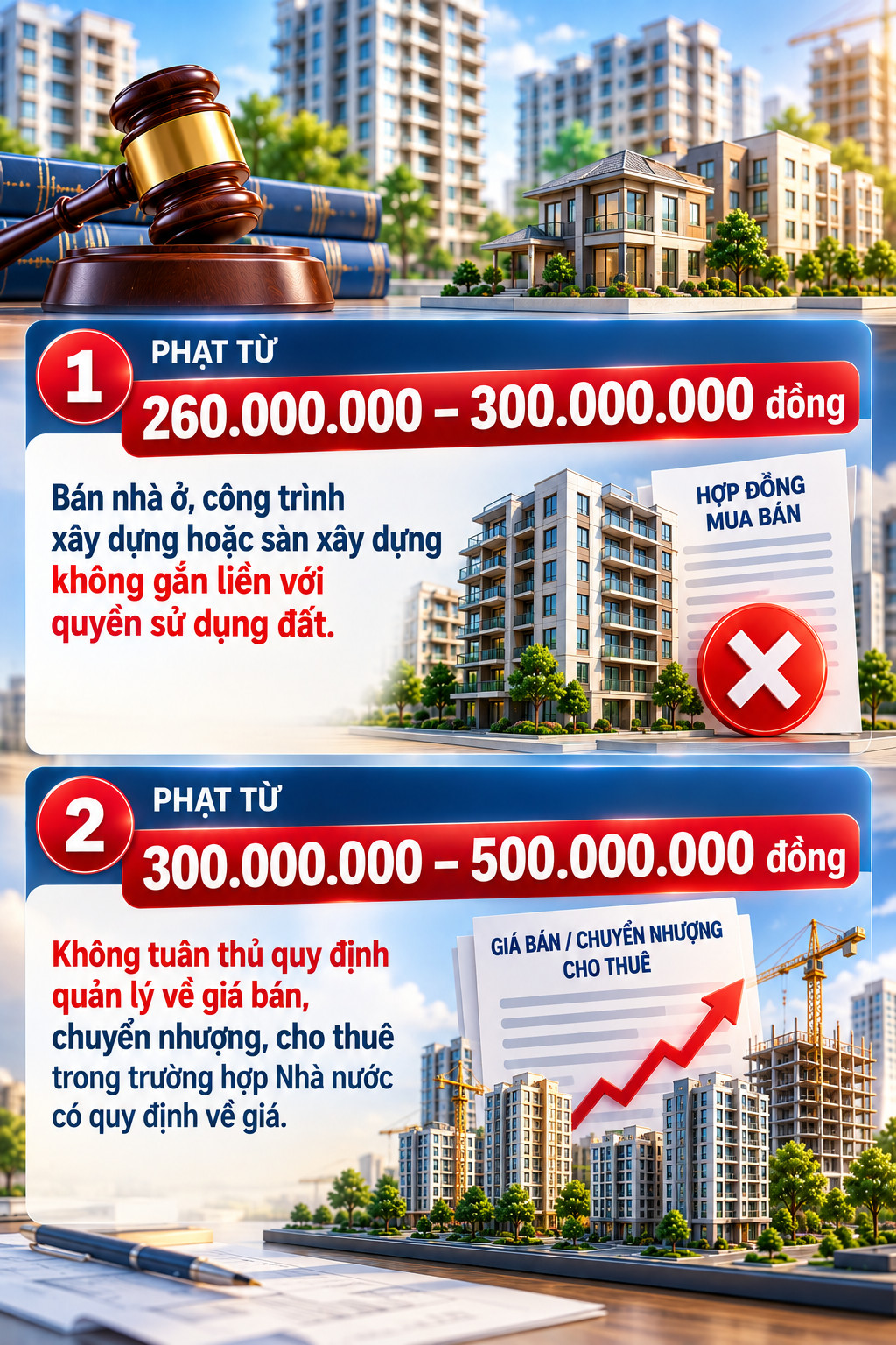 Tất cả người dân sở hữu bất động sản chú ý quy định phạt đến 260 triệu đồng vừa áp dụng - Ảnh 2.