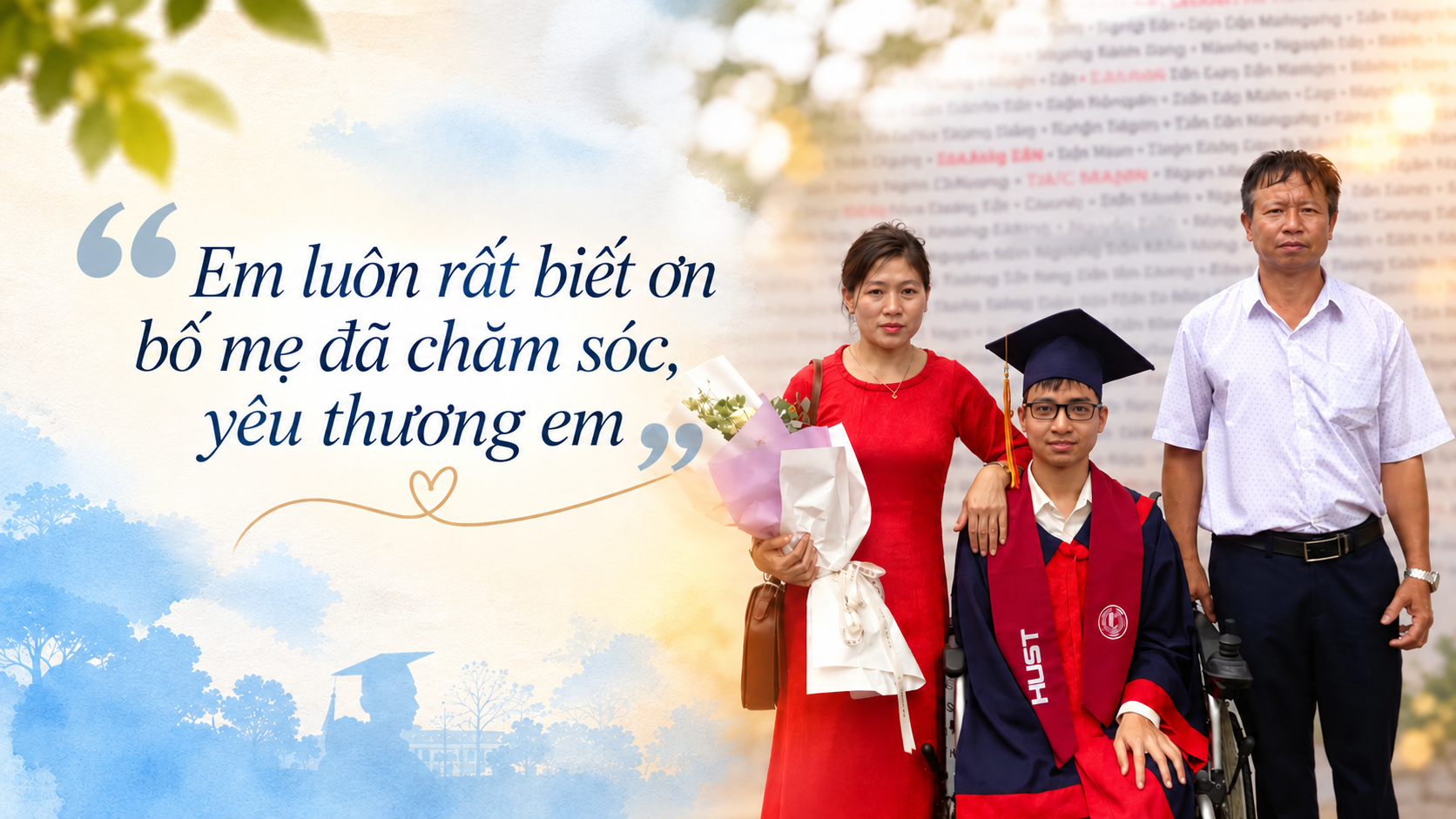 Chàng trai khuyết tật và người bạn cõng đến trường: Hành trình vượt khó 16 năm - Ảnh 4. Chàng trai khuyết tật và người bạn cõng đến trường: Hành trình vượt khó 16 năm - Ảnh 4.
