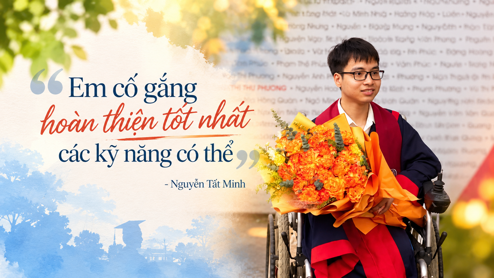 Chàng trai khuyết tật và người bạn cõng đến trường: Hành trình vượt khó 16 năm - Ảnh 3. Chàng trai khuyết tật và người bạn cõng đến trường: Hành trình vượt khó 16 năm - Ảnh 3.