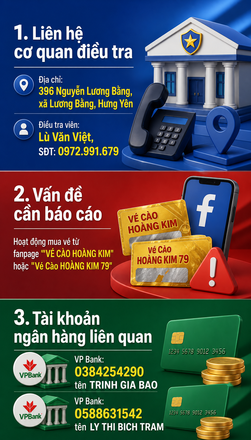 Tất cả người dân chú ý công an đang điều tra các giao dịch chuyển tiền, nhận tiền từ tài khoản ngân hàng sau - Ảnh 1.