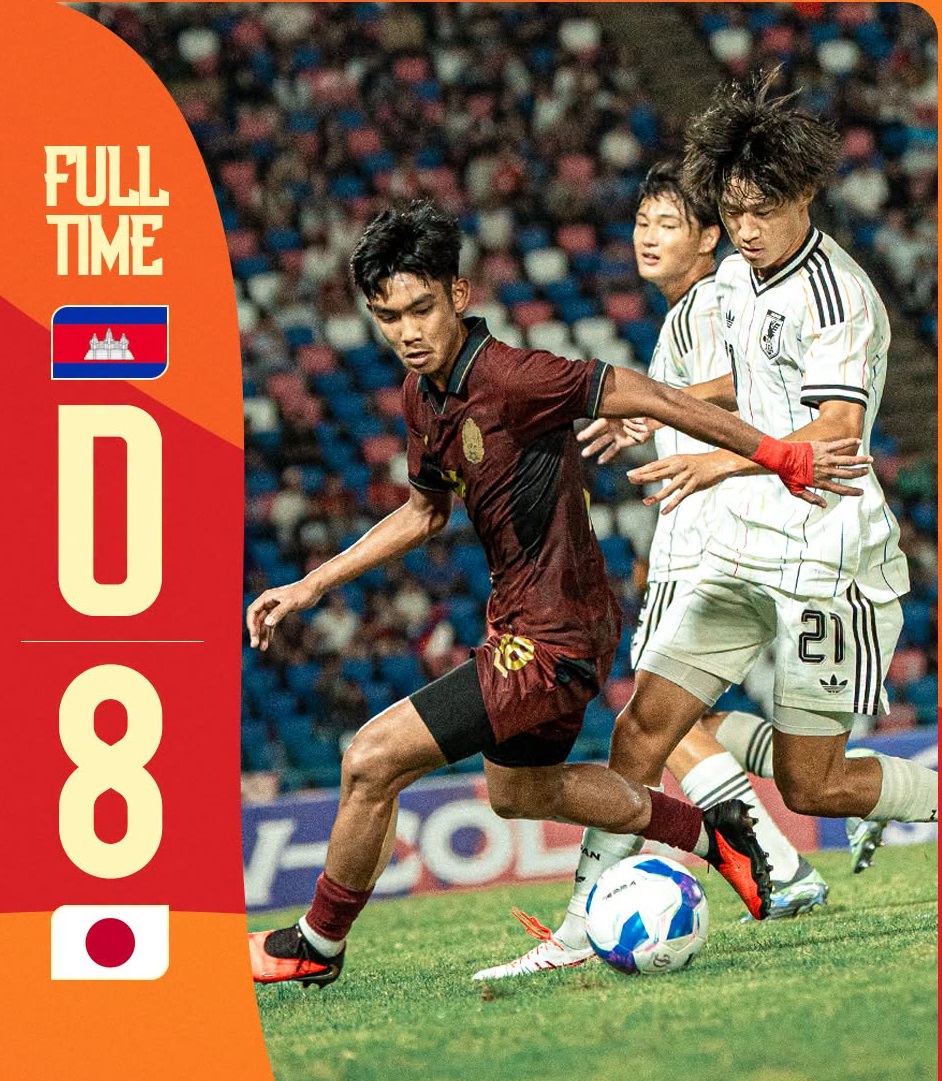 Thua 0-8, tuyển Campuchia &ldquo;vỡ mộng&rdquo; tranh ng&ocirc;i nhất bảng giải ch&acirc;u &Aacute; - Ảnh 1.