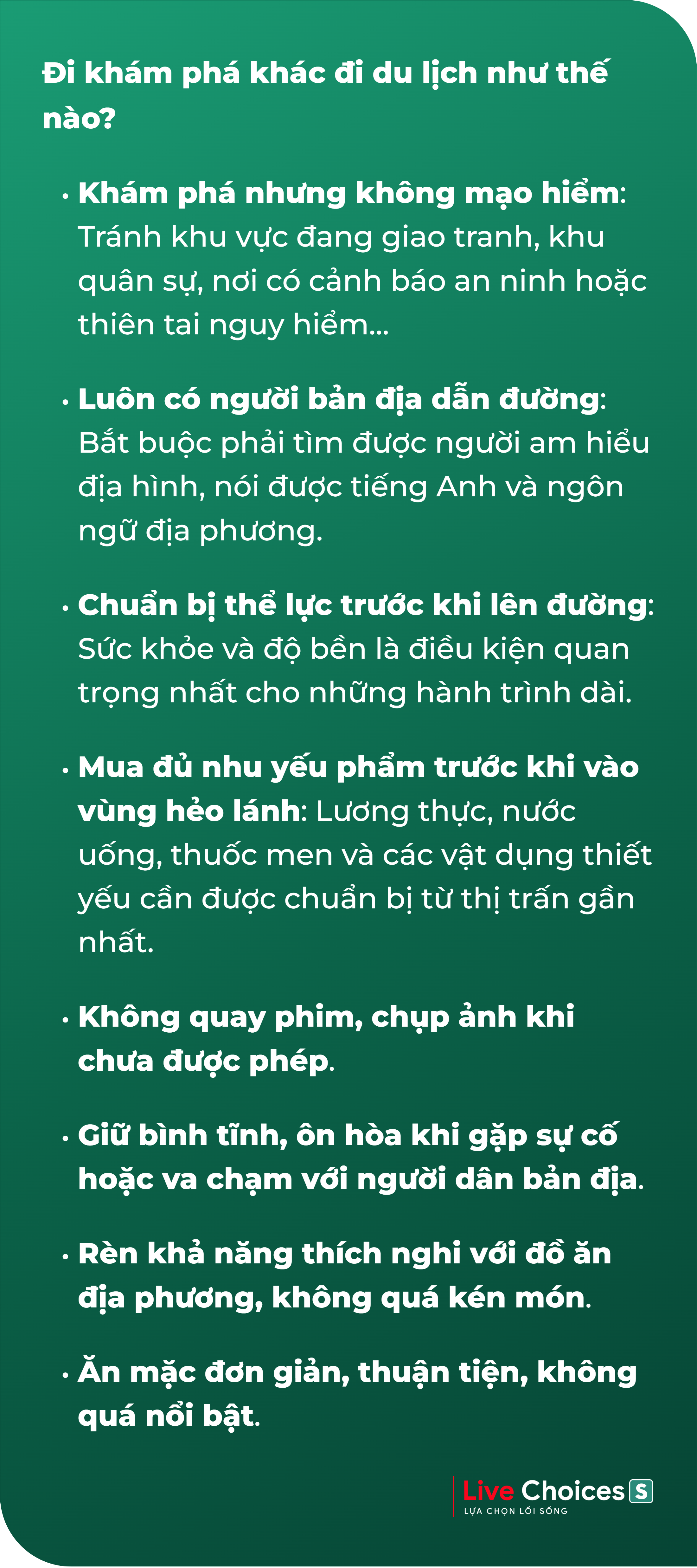 Dị nhân Việt Nguyễn Noah đi qua 195 nước và câu chuyện từ chối kim cương , da hổ - Ảnh 20.