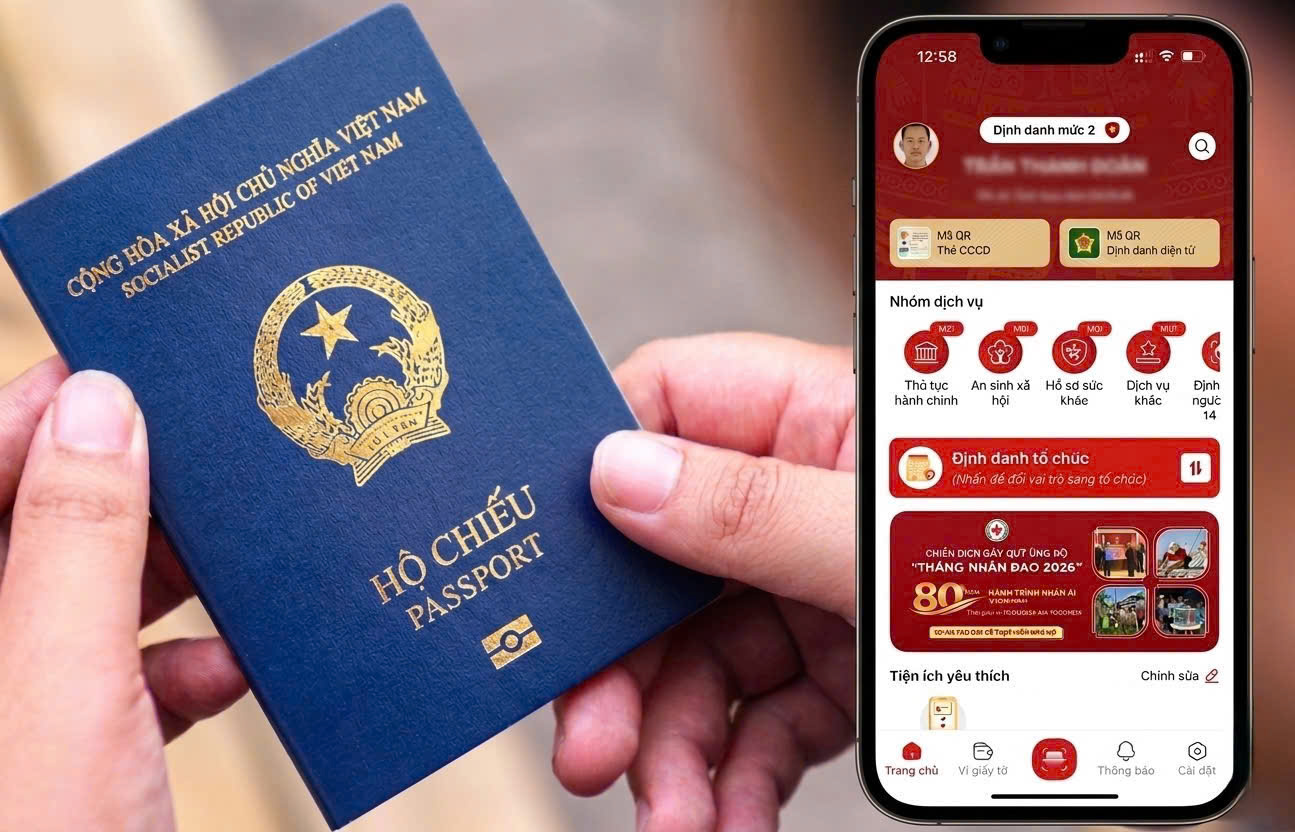 Hộ chiếu VNeID kh&ocirc;ng thể thay thế hộ chiếu bản giấy khi xuất cảnh năm 2026 - Ảnh 1.