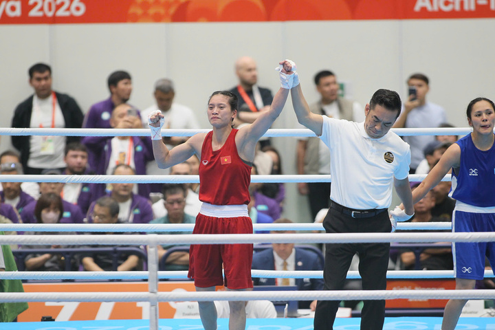 Nguyễn Thị T&acirc;m hạ gục nh&agrave; v&ocirc; địch thế giới , tiến v&agrave;o chung kết ASIAD 2026 - Ảnh 1.