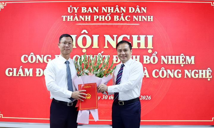 Bắc Ninh bổ nhiệm Gi&aacute;m đốc Sở Khoa học v&agrave; C&ocirc;ng nghệ 40 tuổi Th&acirc;n Trung Ki&ecirc;n - Ảnh 1.