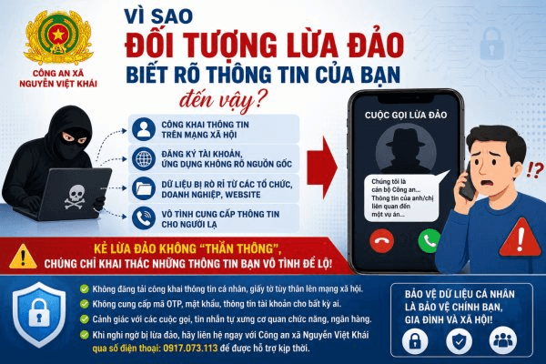C&ocirc;ng an cảnh b&aacute;o lừa đảo qua điện thọai biết r&otilde; th&ocirc;ng tin c&aacute; nh&acirc;n năm 2026 - Ảnh 2.