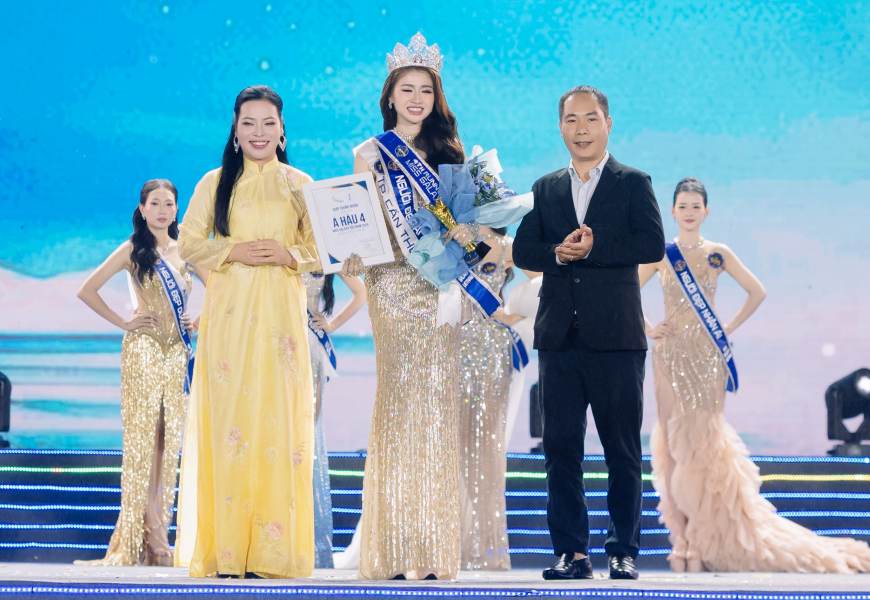 Người đẹp Cần Thơ Nguyễn Ngọc Kh&ocirc;i Nguy&ecirc;n đoạt &Aacute; hậu 4 Miss Galaxy Vietnam 2026 ở Mộc Ch&acirc;u - Ảnh 1.
